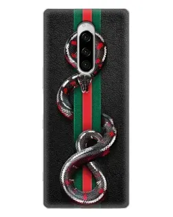 Чохол для Sony Xperia 1 з картинкою «Gucci — змія на смузі» Чохол для Sony Xperia 1 з картинкою «Gucci — змія на смузі»