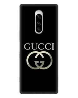 Чохол для Sony Xperia 1 з картинкою «Gucci — золото на чорному» Чохол для Sony Xperia 1 з картинкою «Gucci — золото на чорному»