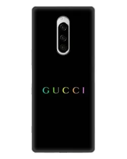 Чохол для Sony Xperia 1 з картинкою «Gucci — неоновий мінімалізм» Чохол для Sony Xperia 1 з картинкою «Gucci — неоновий мінімалізм»