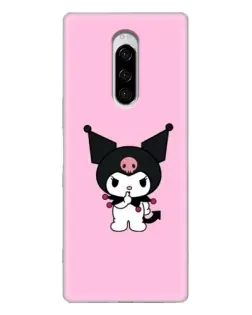 Чохол для Sony Xperia 1 з картинкою «Kuromi — рожева ніжність»