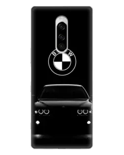 Чохол для Sony Xperia 1 з картинкою «BMW — погляд з темряви» Чохол для Sony Xperia 1 з картинкою «BMW — погляд з темряви»
