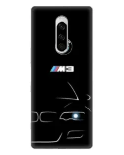 Чохол для Sony Xperia 1 з картинкою «Мінімалістичний принт BMW M3» Чохол для Sony Xperia 1 з картинкою «Мінімалістичний принт BMW M3»