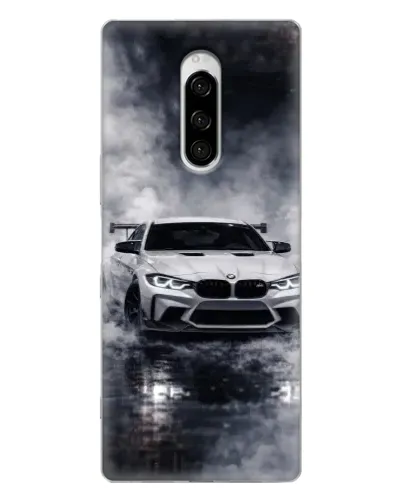 Чехол для Sony Xperia 1 с картинкой «BMW сквозь туман»