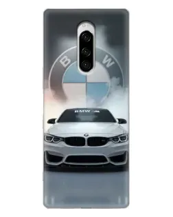 Чохол для Sony Xperia 1 з картинкою «BMW в білому диму» Чохол для Sony Xperia 1 з картинкою «BMW в білому диму»