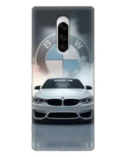 Чехол для Sony Xperia 1 с картинкой «BMW в белом дыму» Чехол для Sony Xperia 1 с картинкой «BMW в белом дыму»