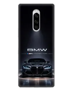 Чохол для Sony Xperia 1 з картинкою «BMW крізь нічне місто» Чохол для Sony Xperia 1 з картинкою «BMW крізь нічне місто»