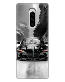 Чохол для Sony Xperia 1 з картинкою «BMW — акварельний дрифт» Чохол для Sony Xperia 1 з картинкою «BMW — акварельний дрифт»