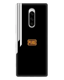 Чехол для Sony Xperia 1 с картинкой «PUBG — вертикальные линии»
