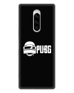 Чехол для Sony Xperia 1 с картинкой «PUBG — классический лого»