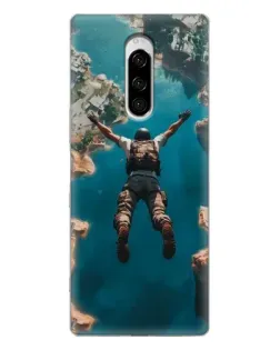 Чехол для Sony Xperia 1 с картинкой «PUBG — свободное падение»