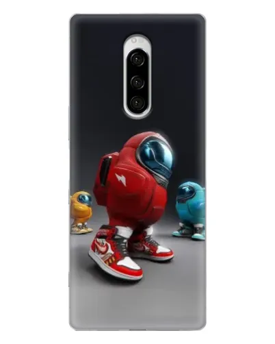 Чехол для Sony Xperia 1 с картинкой «Among Us — 3D стиль» Чехол для Sony Xperia 1 с картинкой «Among Us — 3D стиль»