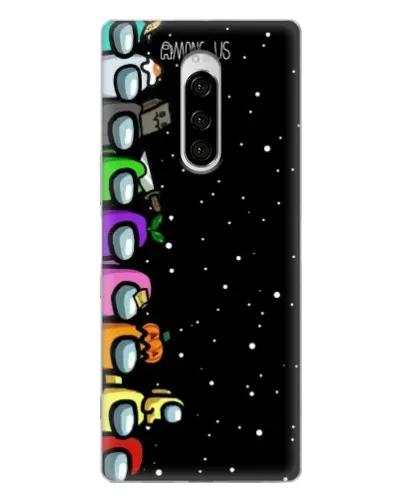 Чехол для Sony Xperia 1 с картинкой «Команда Among Us» Чехол для Sony Xperia 1 с картинкой «Команда Among Us»