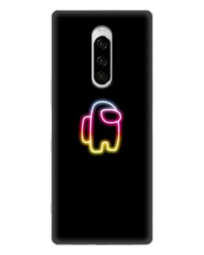 Чехол для Sony Xperia 1 с картинкой «Among Us градиент» Чехол для Sony Xperia 1 с картинкой «Among Us градиент»