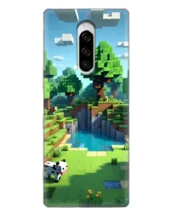 Чехол для Sony Xperia 1 с картинкой «Minecraft летний день» Чехол для Sony Xperia 1 с картинкой «Minecraft летний день»