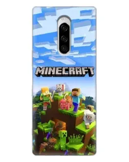 Чехол для Sony Xperia 1 с картинкой «Minecraft классический мир» Чехол для Sony Xperia 1 с картинкой «Minecraft классический мир»