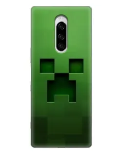 Чехол для Sony Xperia 1 с картинкой «Крипер микро-дизайн» Чехол для Sony Xperia 1 с картинкой «Крипер микро-дизайн»