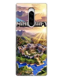 Чехол для Sony Xperia 1 с картинкой «Minecraft панорама» Чехол для Sony Xperia 1 с картинкой «Minecraft панорама»
