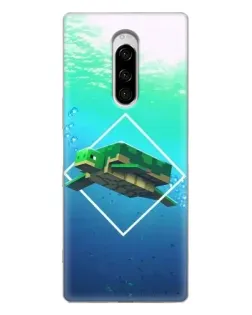 Чехол для Sony Xperia 1 с картинкой «Черепаха Minecraft» Чехол для Sony Xperia 1 с картинкой «Черепаха Minecraft»