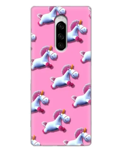 Чехол для Sony Xperia 1 с картинкой «Единороги на розовом» Чехол для Sony Xperia 1 с картинкой «Единороги на розовом»