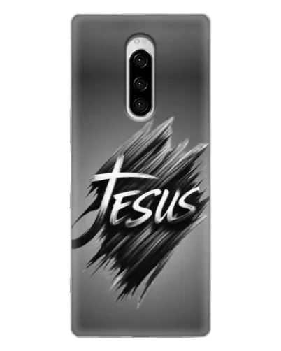 Чехол для Sony Xperia 1 с картинкой «Надпись Jesus Graffiti» Чехол для Sony Xperia 1 с картинкой «Надпись Jesus Graffiti»