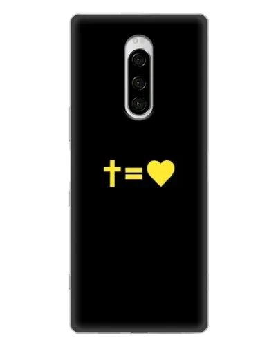 Чехол для Sony Xperia 1 с картинкой «Сердце и Крест» Чехол для Sony Xperia 1 с картинкой «Сердце и Крест»