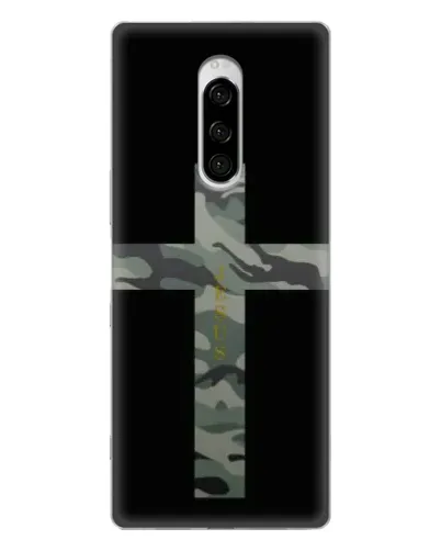 Чехол для Sony Xperia 1 с картинкой «Милитари Крест» Чехол для Sony Xperia 1 с картинкой «Милитари Крест»