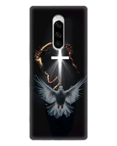 Чехол для Sony Xperia 1 с картинкой «Голубь и Свет» Чехол для Sony Xperia 1 с картинкой «Голубь и Свет»