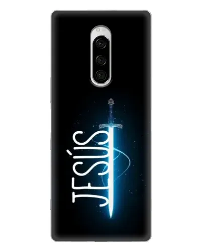 Чехол для Sony Xperia 1 с картинкой «Меч Духа Jesus» Чехол для Sony Xperia 1 с картинкой «Меч Духа Jesus»