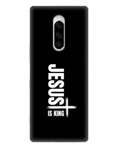Чехол для Sony Xperia 1 с картинкой «Вертикаль веры Jesus» Чехол для Sony Xperia 1 с картинкой «Вертикаль веры Jesus»