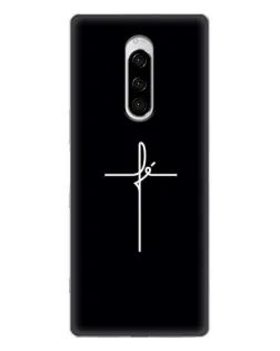 Чехол для Sony Xperia 1 с картинкой «Тонкий крест» Чехол для Sony Xperia 1 с картинкой «Тонкий крест»