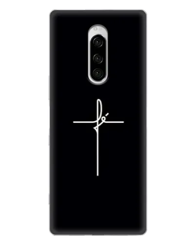 Чехол для Sony Xperia 1 с картинкой «Тонкий крест» Чехол для Sony Xperia 1 с картинкой «Тонкий крест»