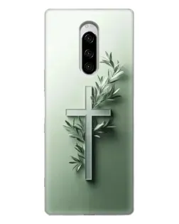 Чехол для Sony Xperia 1 с картинкой «Оливковая ветвь» Чехол для Sony Xperia 1 с картинкой «Оливковая ветвь»