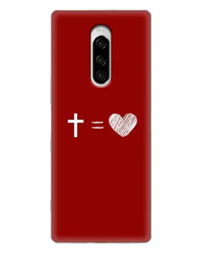 Чехол для Sony Xperia 1 с картинкой «Уравнение любви» Чехол для Sony Xperia 1 с картинкой «Уравнение любви»