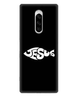 Чехол для Sony Xperia 1 с картинкой «Рыба Jesus» Чехол для Sony Xperia 1 с картинкой «Рыба Jesus»