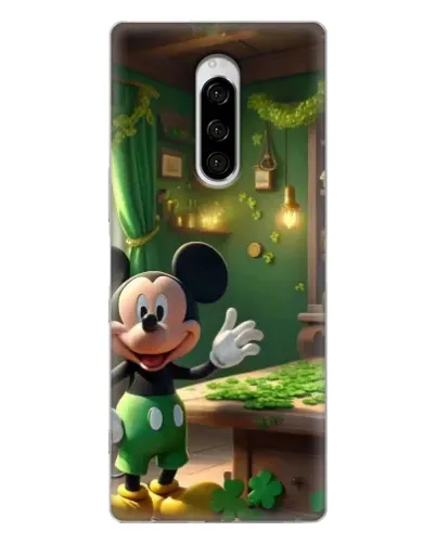 Чехол для Sony Xperia 1 с картинкой «Микки в мастерской»