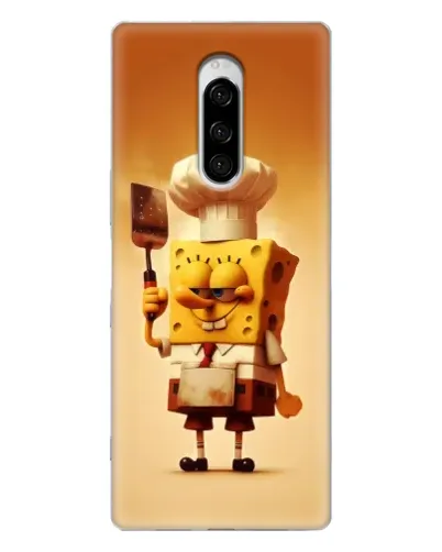 Чехол для Sony Xperia 1 с картинкой «Губка Боб повар» Чехол для Sony Xperia 1 с картинкой «Губка Боб повар»