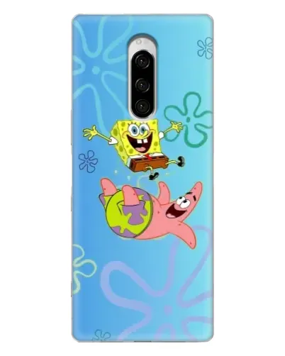 Чехол для Sony Xperia 1 с картинкой «Спанч Боб и Патрик» Чехол для Sony Xperia 1 с картинкой «Спанч Боб и Патрик»