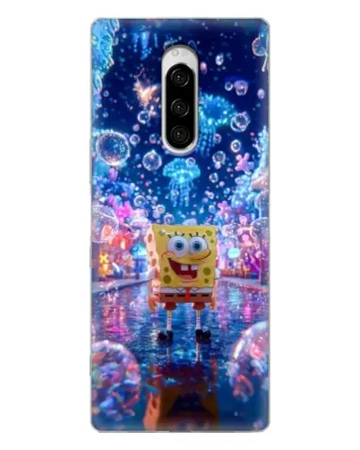 Чехол для Sony Xperia 1 с картинкой «Неоновый океан» Чехол для Sony Xperia 1 с картинкой «Неоновый океан»