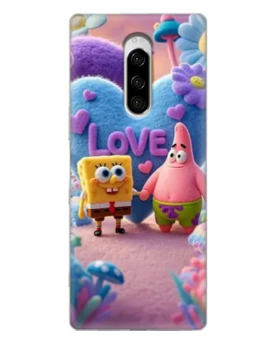 Чехол для Sony Xperia 1 с картинкой «Губка Боб Патрик» Чехол для Sony Xperia 1 с картинкой «Губка Боб Патрик»