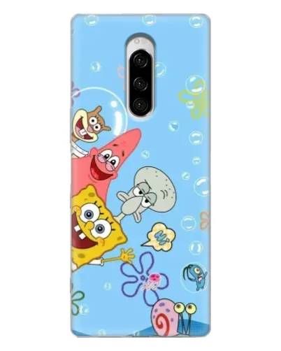 Чехол для Sony Xperia 1 с картинкой «Веселые пузырьки» Чехол для Sony Xperia 1 с картинкой «Веселые пузырьки»