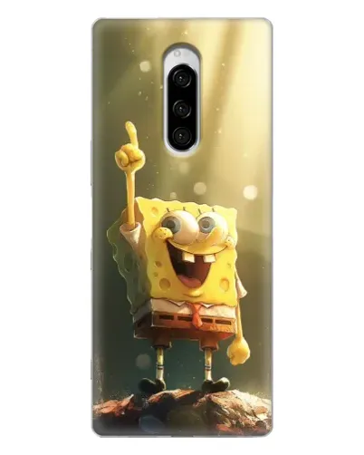 Чехол для Sony Xperia 1 с картинкой «Сияющий Спанч Боб» Чехол для Sony Xperia 1 с картинкой «Сияющий Спанч Боб»