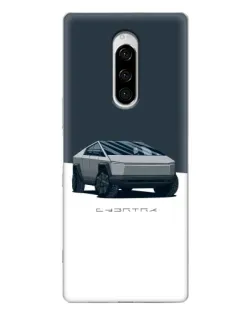 Чохол для Sony Xperia 1 з картинкою «Сріблястий Cybertruck Tesla» Чохол для Sony Xperia 1 з картинкою «Сріблястий Cybertruck Tesla»