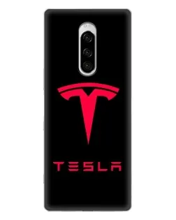 Чохол для Sony Xperia 1 з картинкою «Tesla Red Logo» Чохол для Sony Xperia 1 з картинкою «Tesla Red Logo»