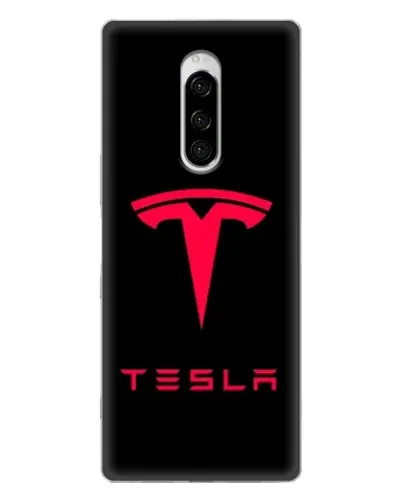 Чехол для Sony Xperia 1 с картинкой «Tesla Red Logo» Чехол для Sony Xperia 1 с картинкой «Tesla Red Logo»