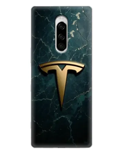 Чехол для Sony Xperia 1 с картинкой «Мраморная Tesla Gold» Чехол для Sony Xperia 1 с картинкой «Мраморная Tesla Gold»