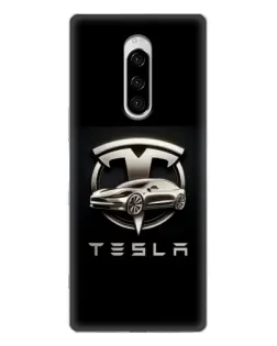 Чохол для Sony Xperia 1 з картинкою «Tesla — срібне авто» Чохол для Sony Xperia 1 з картинкою «Tesla — срібне авто»