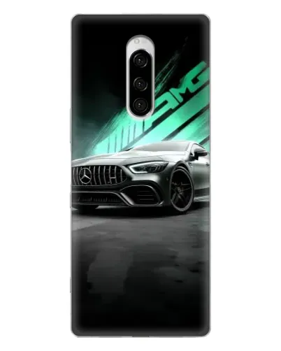 Чехол для Sony Xperia 1 с картинкой «Темный Mercedes AMG» Чехол для Sony Xperia 1 с картинкой «Темный Mercedes AMG»
