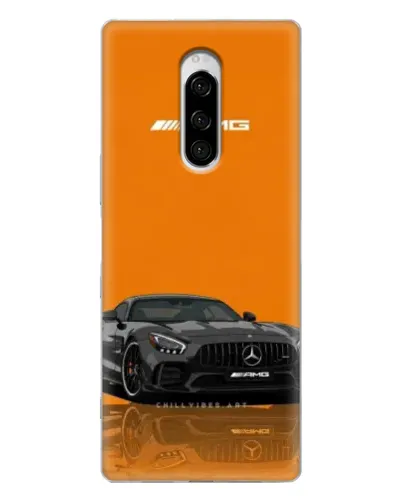 Чехол для Sony Xperia 1 с картинкой «Оранжевый Mercedes AMG» Чехол для Sony Xperia 1 с картинкой «Оранжевый Mercedes AMG»