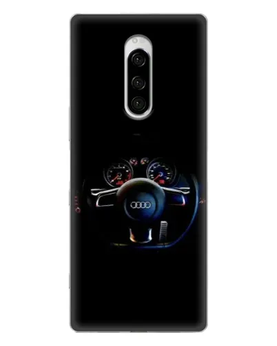 Чехол для Sony Xperia 1 с картинкой «Салон Audi — руль» Чехол для Sony Xperia 1 с картинкой «Салон Audi — руль»