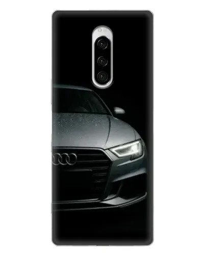 Чехол для Sony Xperia 1 с картинкой «Audi — детализация кузова» Чехол для Sony Xperia 1 с картинкой «Audi — детализация кузова»